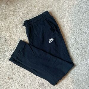 Black Nike joggers